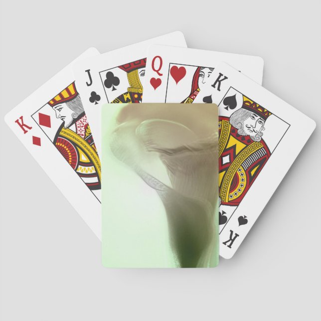 Romantic Flower Detail Playing Cards (Back)