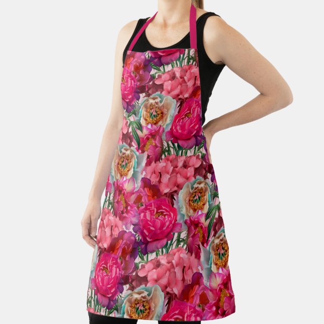 Romantic Flower Garden Apron (Insitu)