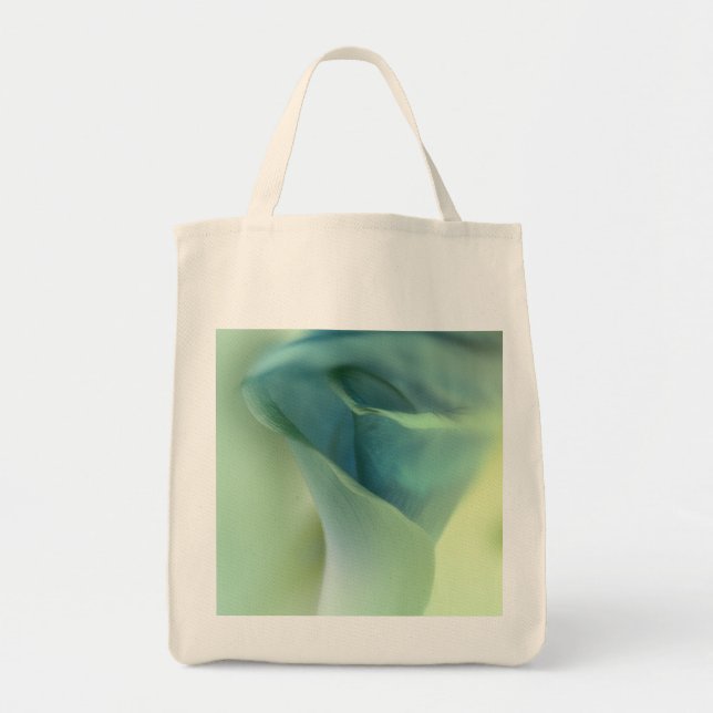 Romantic Flower in Blue Tones Tote Bag (Front)
