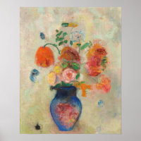 Romantic Flower Vase - Odilon Redon