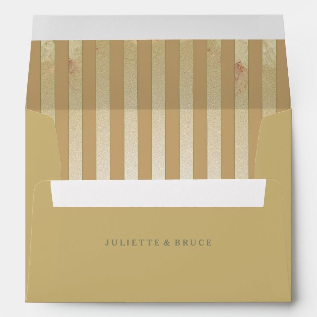 Romantic Flowers - Envelope (Back (Bottom))
