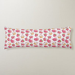romantic food pattern body cushion