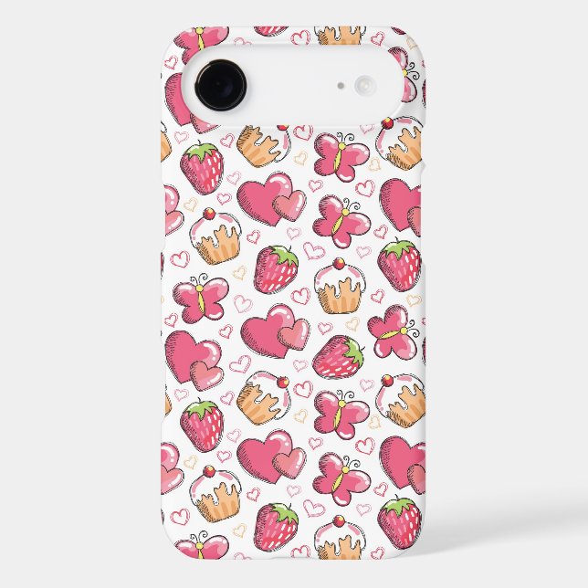 romantic food pattern Case-Mate samsung galaxy case (Back)