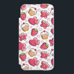 romantic food pattern incipio watson™ iPhone 5 wallet case<br><div class="desc">romantic seamless pattern with hand drawn elements  © and ® Bigstock® - All Rights Reserved.</div>