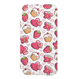 romantic food pattern incipio watson™ iPhone 5 wallet case