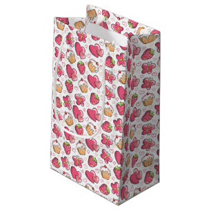 romantic food pattern small gift bag