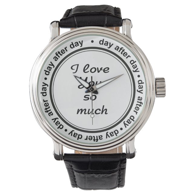 Romantic For Him, Her, I Love You Watch (Front)
