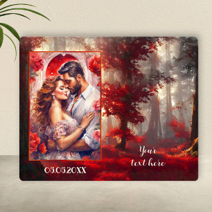Romantic Forest Passion Your Photo Plaque