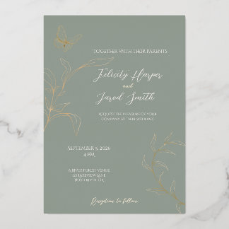 Romantic Forest Wedding Invitation-