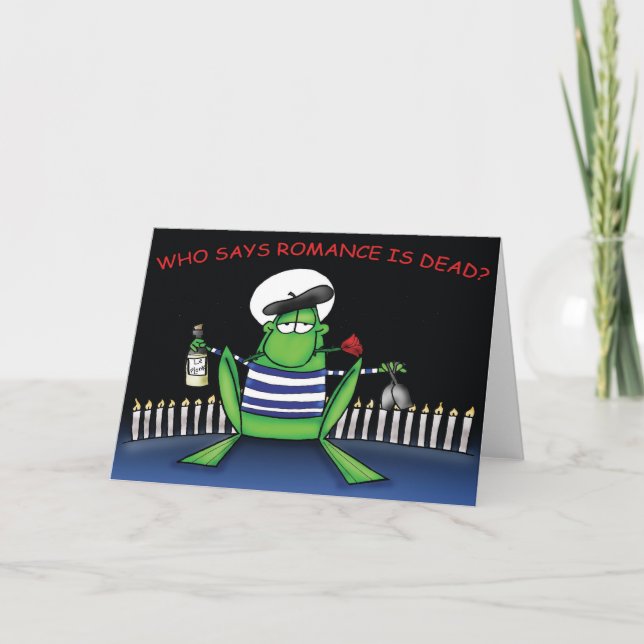 Romantic Frog Card (Front)