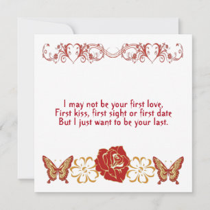 Romantic Fun Love Quote Sweetheart Floral Custom