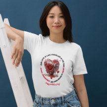 Romantic Funny Red Melting Heart Valentine's Day