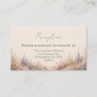 Romantic Garden Enclosure Card
