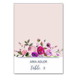 Romantic Garden Escort Place Cards