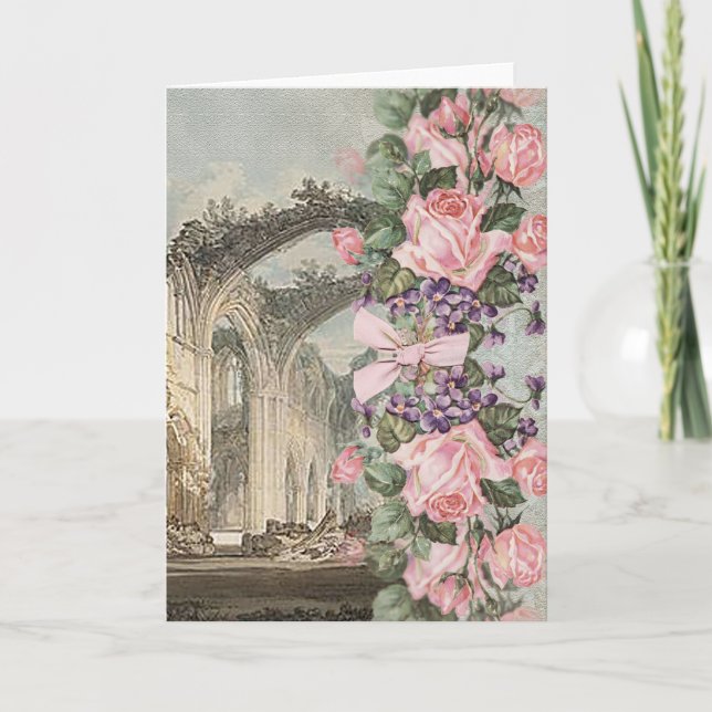 Romantic Garden - Greeting Card (Front)