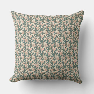 Romantic Garden – Vintage-Inspired Floral Print Cushion