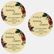 Romantic Garden Wedding Address