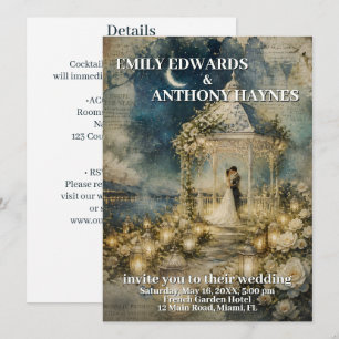 Romantic Garden Wedding Invitation