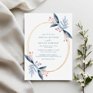Romantic Garden Wedding Invite Watercolor Greenery