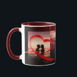 Romantic Gift Cup<br><div class="desc">Romantic gift for him or her or for couples editable and customisable with photo.</div>