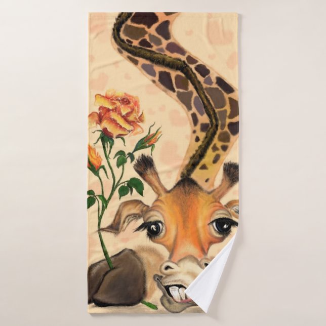 Romantic Giraffe Bath Towel Gentleman (Bath Towel)