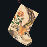 Romantic Giraffe - Gentleman - Funny Small Christmas Stocking<br><div class="desc">Romantic Giraffe</div>