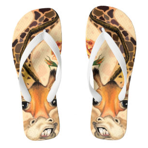 Romantic Giraffe - Gentleman - Funny - Thongs