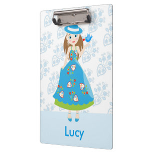 Romantic girl birthday party clipboard