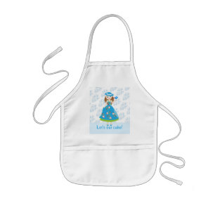 Romantic Girl Kids Apron