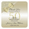Romantic Gold Bow & Glitter 50th Wedding     