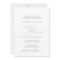 Romantic Gold Calligraphy Flourish Formal Wedding