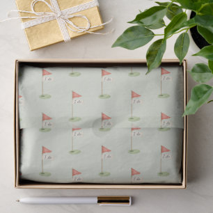Romantic Golf "I Do" Golf Wedding Soft Sage Green Tissue Paper