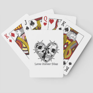 Romantic Gothic For Couples Playing Cards