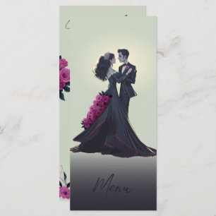 Romantic Gothic Lovers Elegant Gourmet Menu