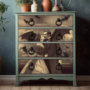 Romantic Gothic Victorian Beauty Dracula's Kiss Tissue Paper