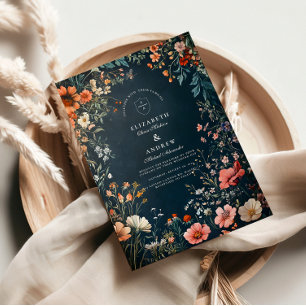 Romantic Gothic Wedding Invitation