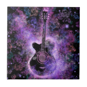 Romantic Guitar Music - Magic Melody Ceramic Tile
