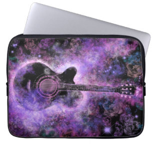 Romantic Guitar Music - Magic Sound Laptop Sleeve