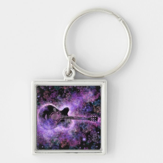 Romantic Guitar Music - Magic Space - Key Ring (Front)