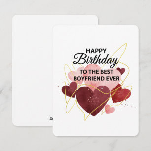 Romantic Happy Birthday Card for Him Love