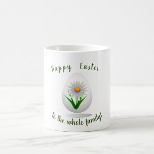 Romantic Happy Easter to you Minimalist flowers Coffee Mug