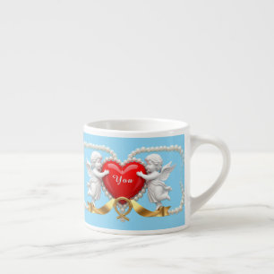 Romantic Heart Design Espresso Cup