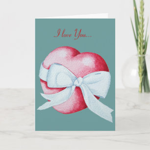 romantic heart design for valentines  card
