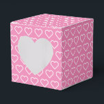 Romantic Heart Gift Boxes<br><div class="desc">Romantic Pink Hearts Gift Boxes - MIGNED Design - Customisable - Your Colour or Text !</div>