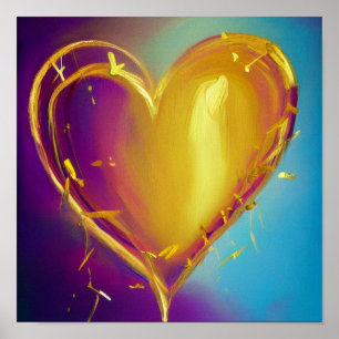 Romantic Heart Poster