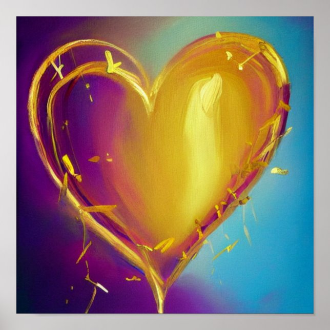 Romantic Heart Poster (Front)