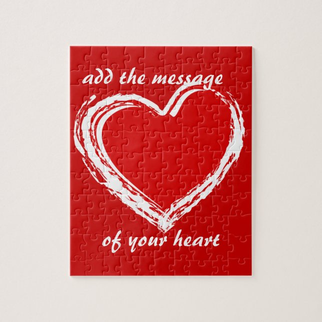 romantic heart puzzle (Vertical)