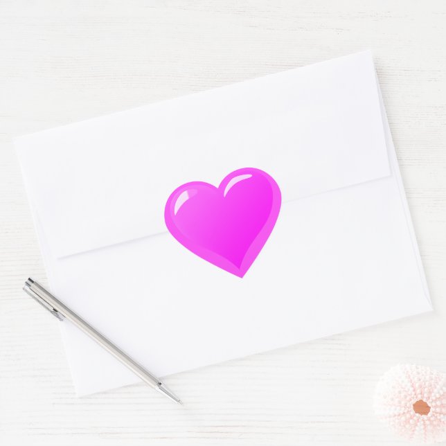 Romantic Heart Sticker Your Love Gift (Envelope)