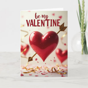 Romantic Heart Valentine Card