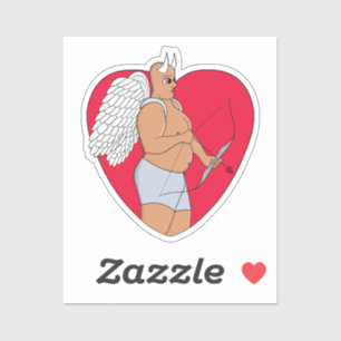 Romantic Heart With an Unusual Cupid